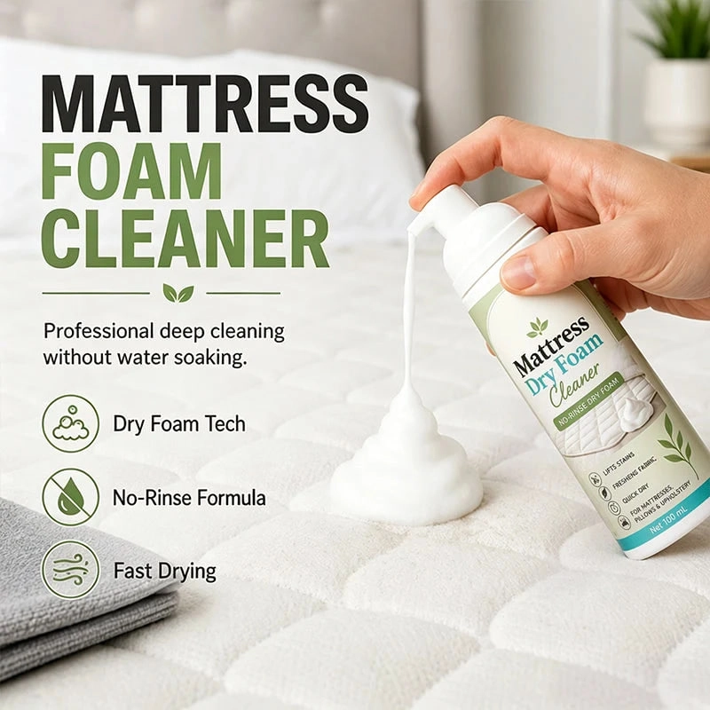 No-Rinse Mattress & Upholstery Foam Cleaner – Enzyme